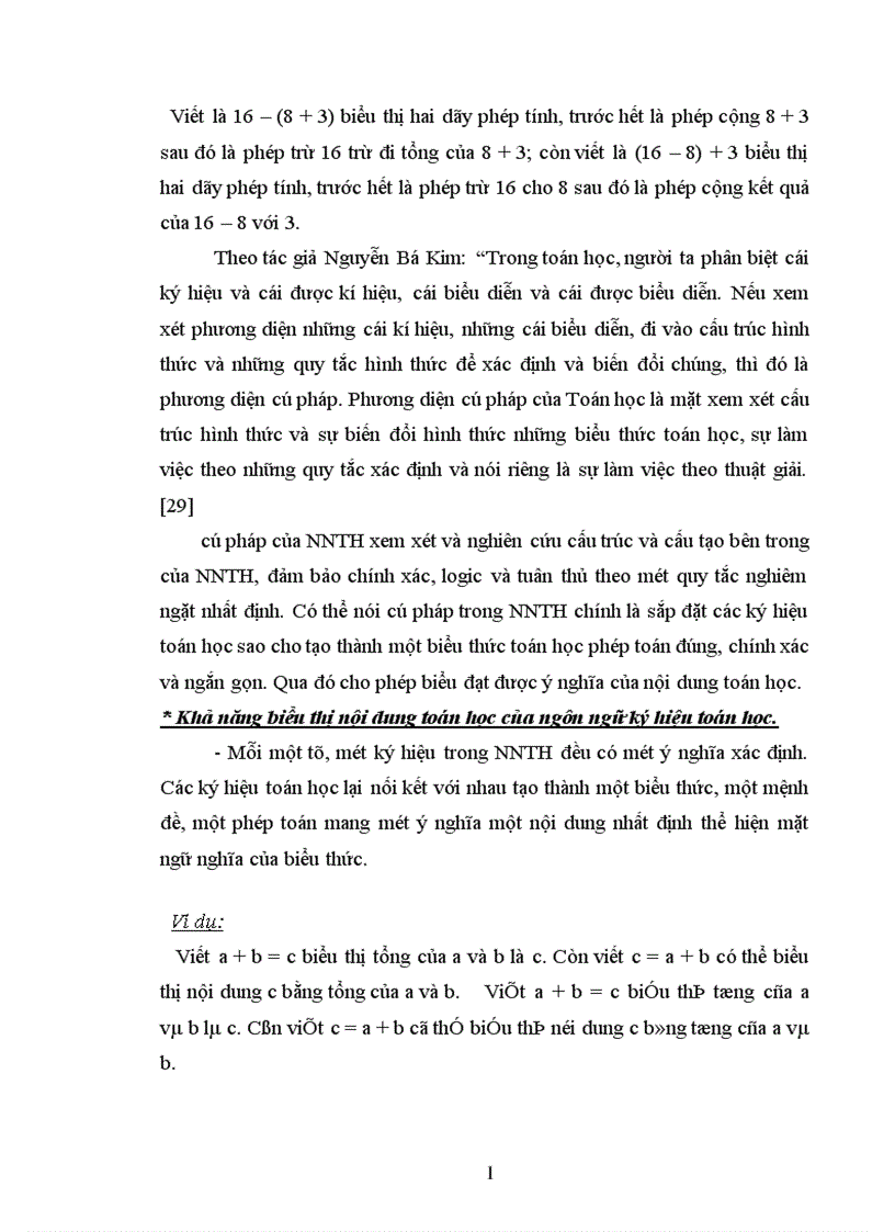 image for page Hình thành và rèn luyện ngôn ngữ toán học trong dạy học môn toán lớp 1 1