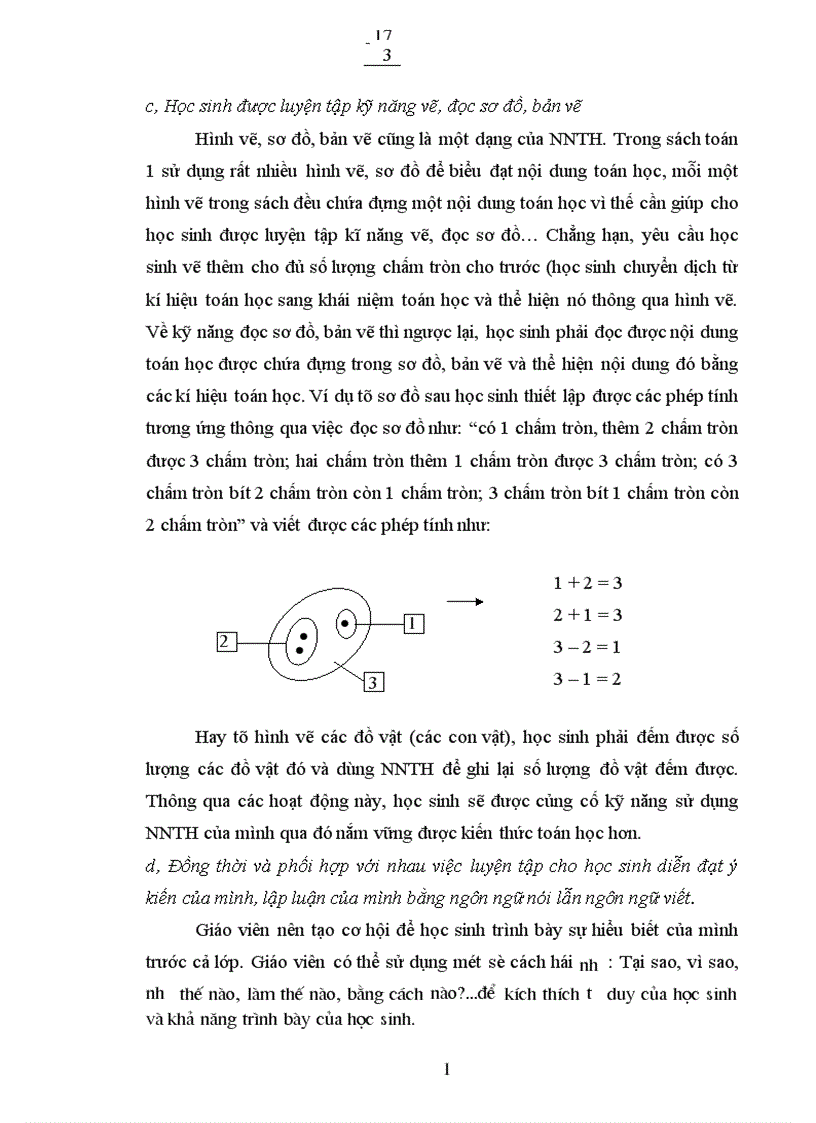 image for page Hình thành và rèn luyện ngôn ngữ toán học trong dạy học môn toán lớp 1 1