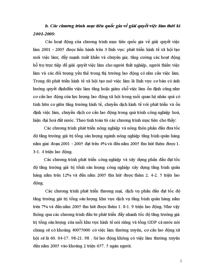 image for page Nhiệm vụ và các giải pháp giải quyết việc làm trong kế hoạch 5 năm 2001 2005 ở Việt Nam