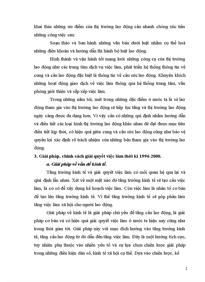 image for page Nhiệm vụ và các giải pháp giải quyết việc làm trong kế hoạch 5 năm 2001 2005 ở Việt Nam