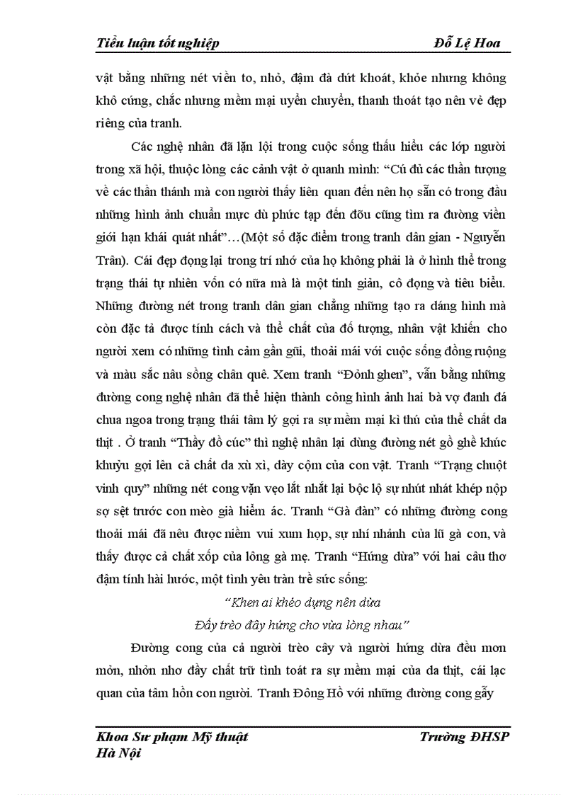 image for page Giáo dục thị hiếu thẩm mỹ cho học sinh qua vẻ đẹp của tranh dân gian Đông Hồ 1