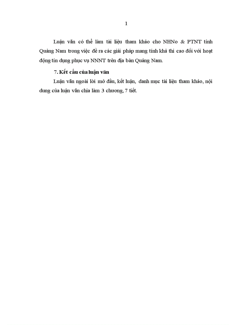 image for page Giải pháp nâng cao hiệu quả hoạt động tín dụng Ngân hàng Nông nghiệp và Phát triển Nông thôn Quảng Nam đối với lĩnh vực nông nghiệp nông thôn Từ khi chuyển sang cơ chế thị trường hoạt động kinh doanh ngân hàng nói chung và hoạt động tín dụng nói riêng được xác lập và phát triển