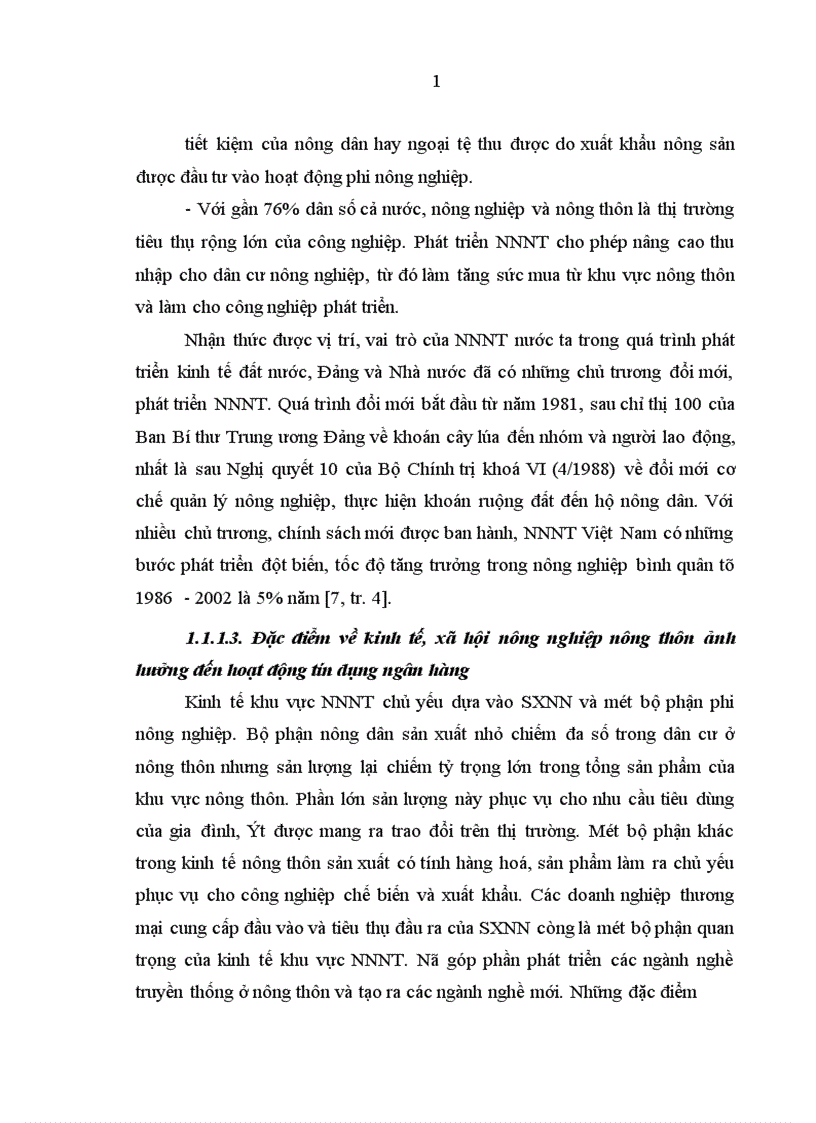 image for page Giải pháp nâng cao hiệu quả hoạt động tín dụng Ngân hàng Nông nghiệp và Phát triển Nông thôn Quảng Nam đối với lĩnh vực nông nghiệp nông thôn Từ khi chuyển sang cơ chế thị trường hoạt động kinh doanh ngân hàng nói chung và hoạt động tín dụng nói riêng được xác lập và phát triển