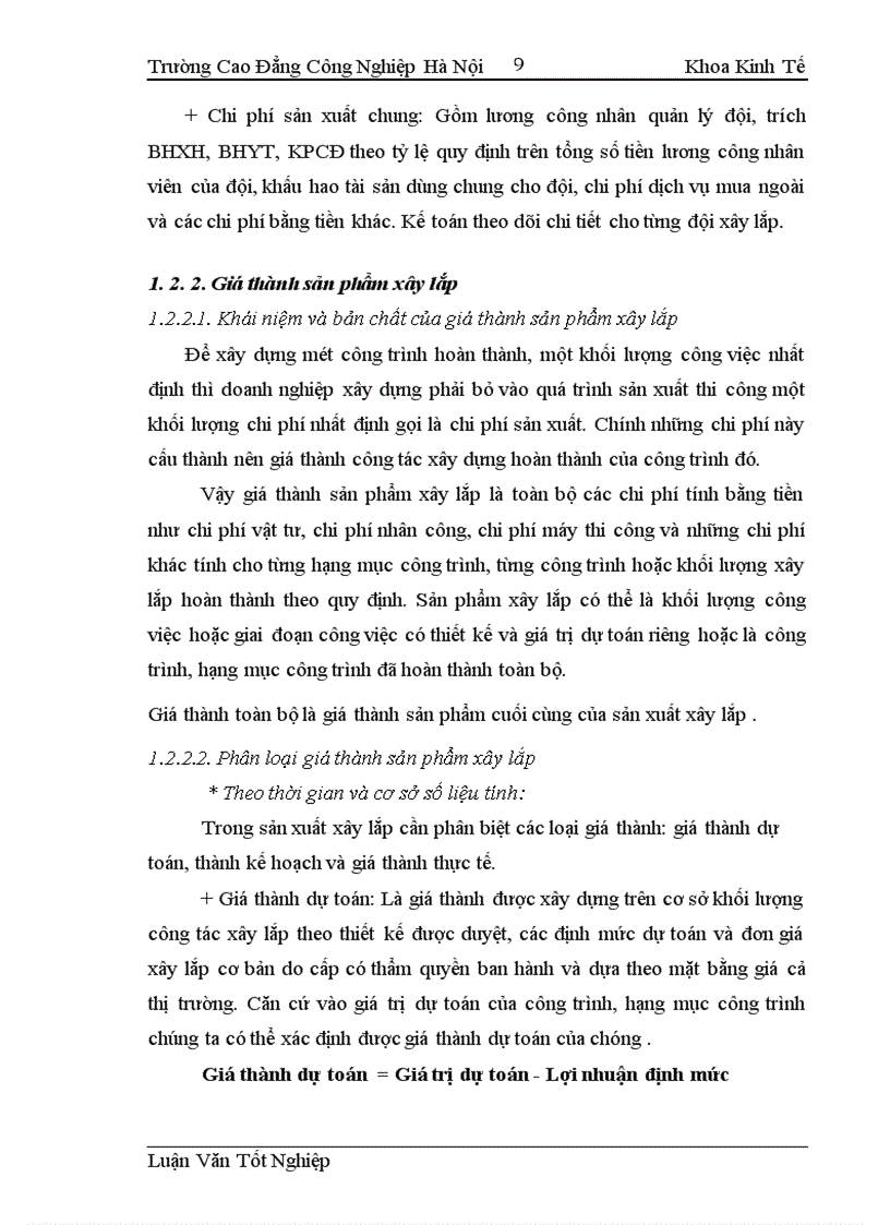 image for page Hoàn thiện công tác kế toán tập hợp chi phí sản xuất và tính giá thành sản phẩm tại Công ty Cổ phần sản xuất vật liệu xây dựng và xây dựng 1