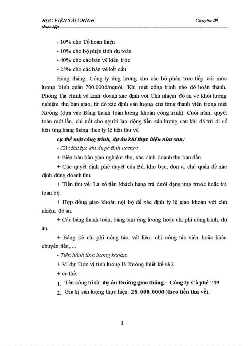 image for page Hoàn thiện tổ chức công tác kế toán tiền lương và các khoản trích theo lương tại Công ty Tư vấn Xây dựng và Phát triển Nông thôn 1