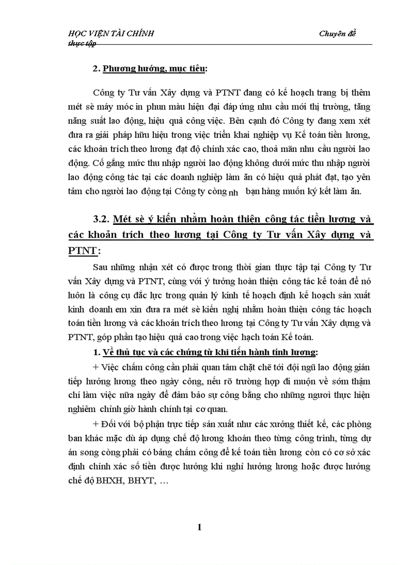 image for page Hoàn thiện tổ chức công tác kế toán tiền lương và các khoản trích theo lương tại Công ty Tư vấn Xây dựng và Phát triển Nông thôn 1