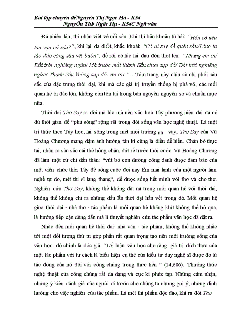 image for page Nghiên cứu tác phẩm văn học luôn là một công việc khó khăn và phức tạp đòi hỏi tài năng cũng như nhiệt tình của người cầm bút