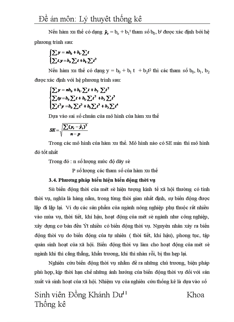 image for page Vận dụng phương pháp dãy số thời gian phân tích biến động tỷ trọng của khu vực dịch vụ trong GDP giai đoạn 1995 2002 và dự báo cho năm 2004
