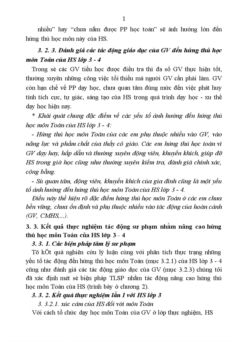 image for page Nghiên cứu đặc điểm hứng thú học môn Toán của học sinh tiểu học và biện pháp tâm lý sư phạm nâng cao hứng thú học môn Toán ở các em