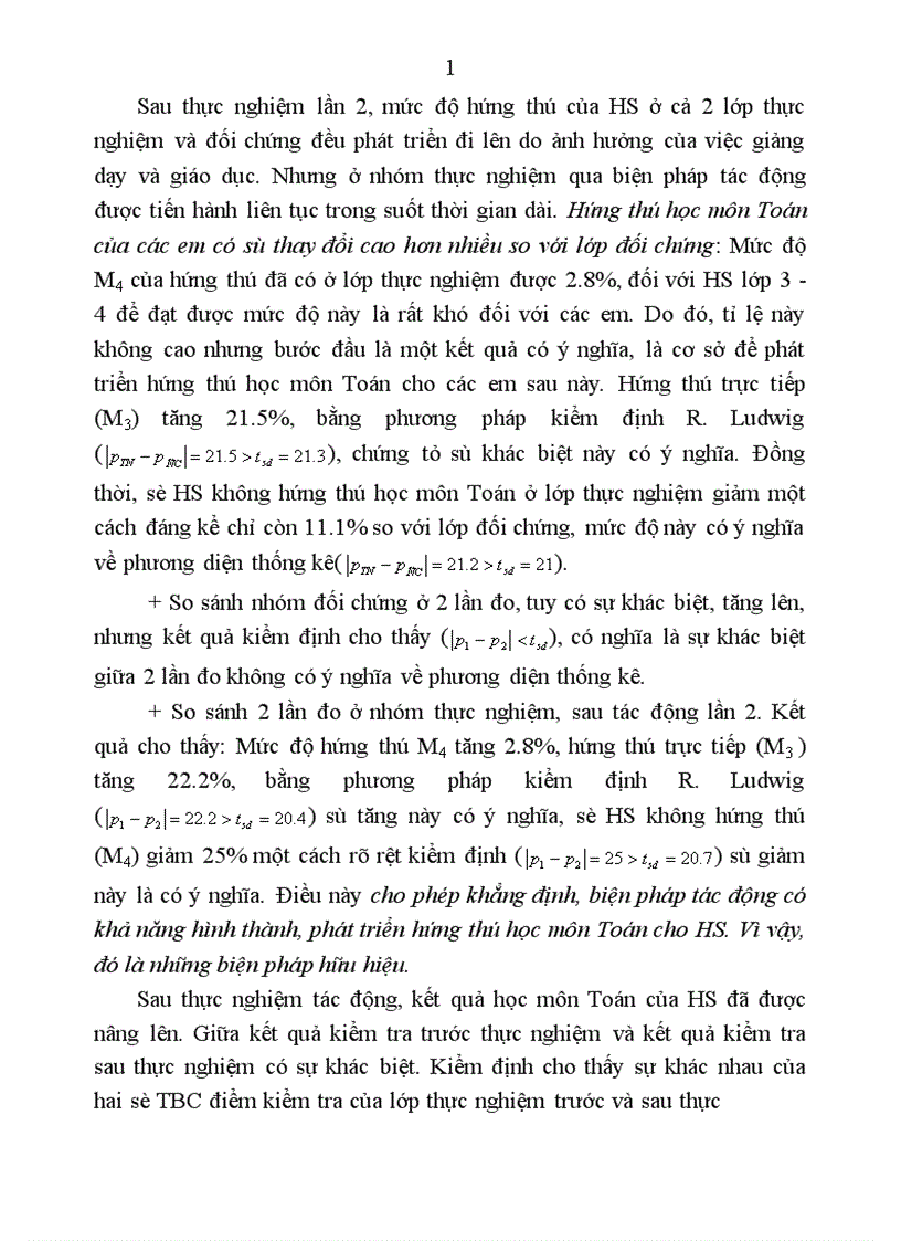 image for page Nghiên cứu đặc điểm hứng thú học môn Toán của học sinh tiểu học và biện pháp tâm lý sư phạm nâng cao hứng thú học môn Toán ở các em