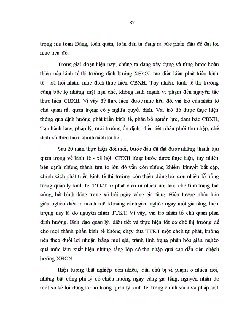 image for page Nhân tố chủ quan với việc thực hiện công bằng xã hội trong điều kiện kinh tế thị trường ở nước ta hiện nay qua thực tế Vĩnh Phúc