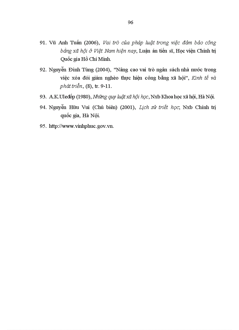 image for page Nhân tố chủ quan với việc thực hiện công bằng xã hội trong điều kiện kinh tế thị trường ở nước ta hiện nay qua thực tế Vĩnh Phúc