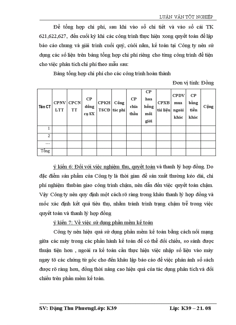 image for page Tổ chức công tác kế toán chi phí sản xuất và tính giá thành sản phẩm tại Công ty Thiết lập công nghệ hoá chât