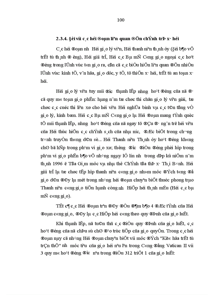 image for page Sự ra đời và phát triển của các Hội đoàn Công giáo ở tỉnh Thái Bình