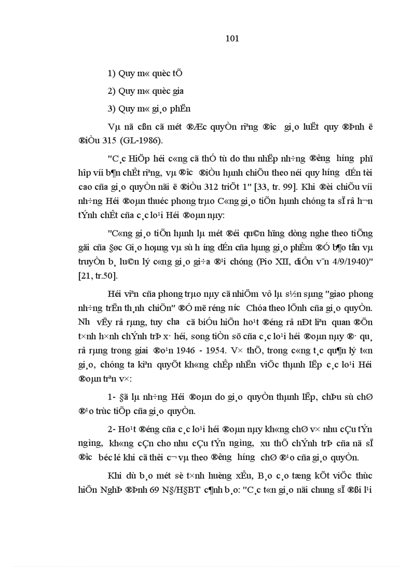 image for page Sự ra đời và phát triển của các Hội đoàn Công giáo ở tỉnh Thái Bình