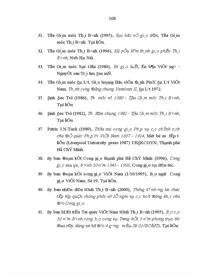 image for page Sự ra đời và phát triển của các Hội đoàn Công giáo ở tỉnh Thái Bình