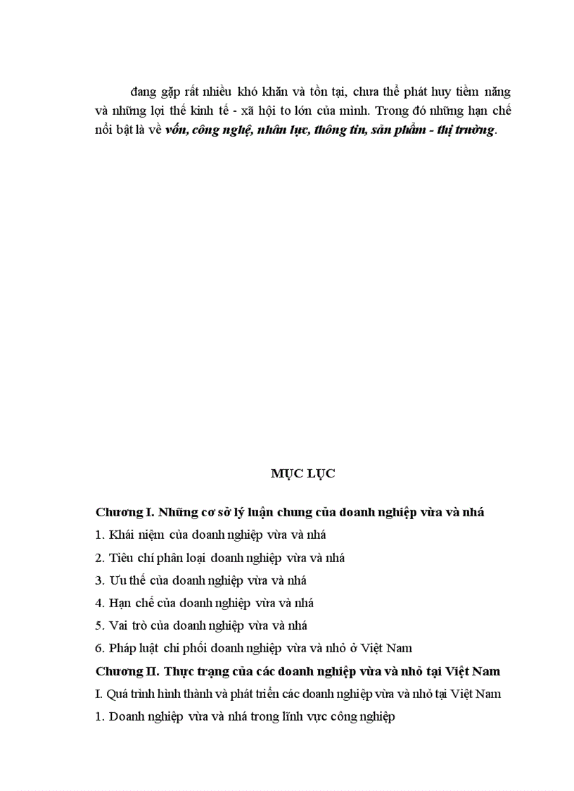 image for page Những cơ sở lý luận chung của doanh nghiệp vừa và nhỏ 1