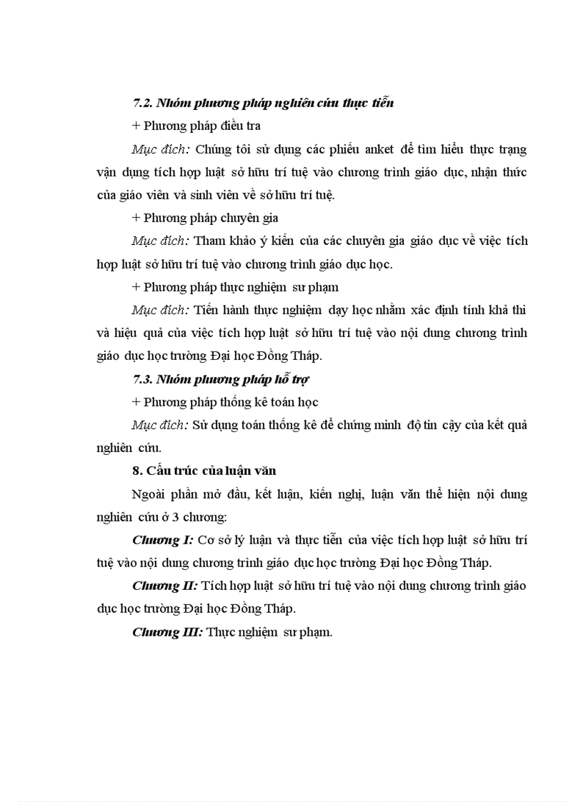 image for page Tích hợp luật sở hữu trí tuệ vào nội dung chương trình giáo dục học trường Đại học Đồng Tháp