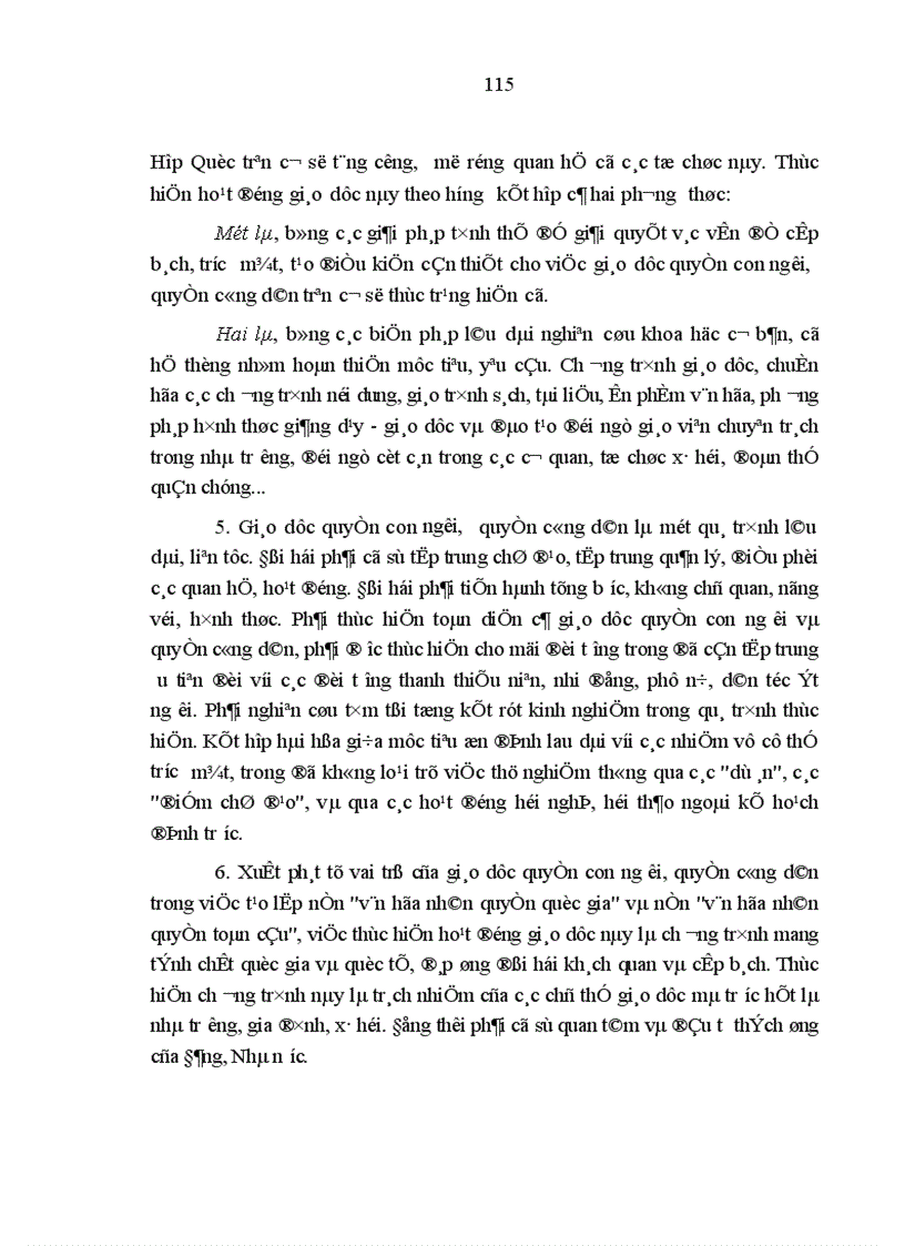 image for page Quan điểm và phương hướng giải pháp tăng cường giáo dục quyền con người quyền công dân