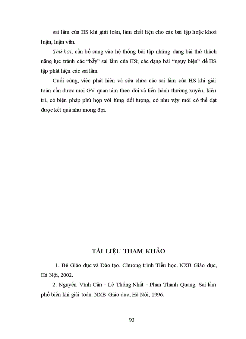 image for page Phát triển năng lực giải toán cho học sinh lớp 4 5 thông qua việc phân tích và sửa chữa các sai lầm của học sinh khi giải toán có lời văn