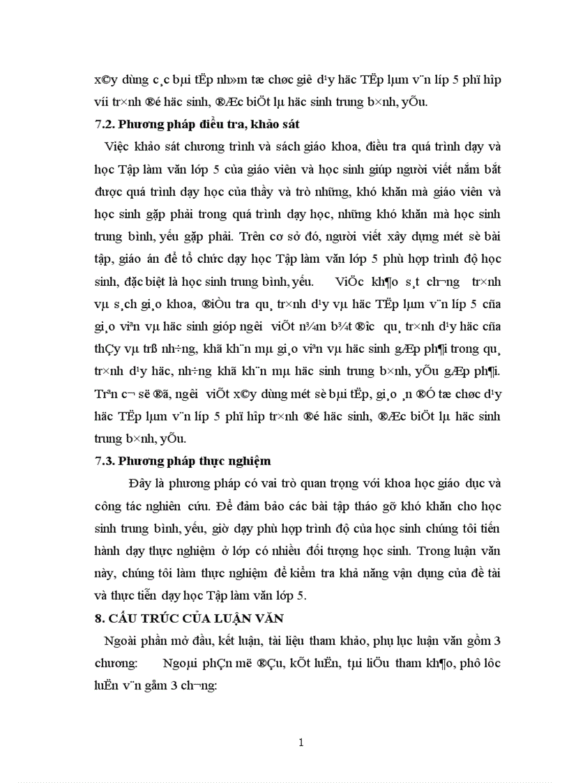image for page Tổ chức dạy học Tập làm văn lớp 5 phù hợp trình độ học sinh 1