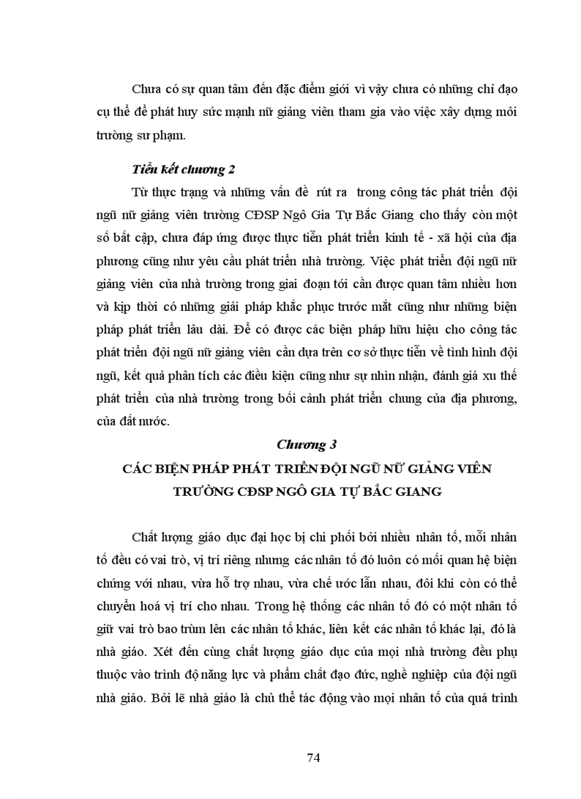 image for page Một số biện pháp phát triển đội ngũ nữ giảng viên trường CĐSP Ngô Gia Tự Bắc Giang 1