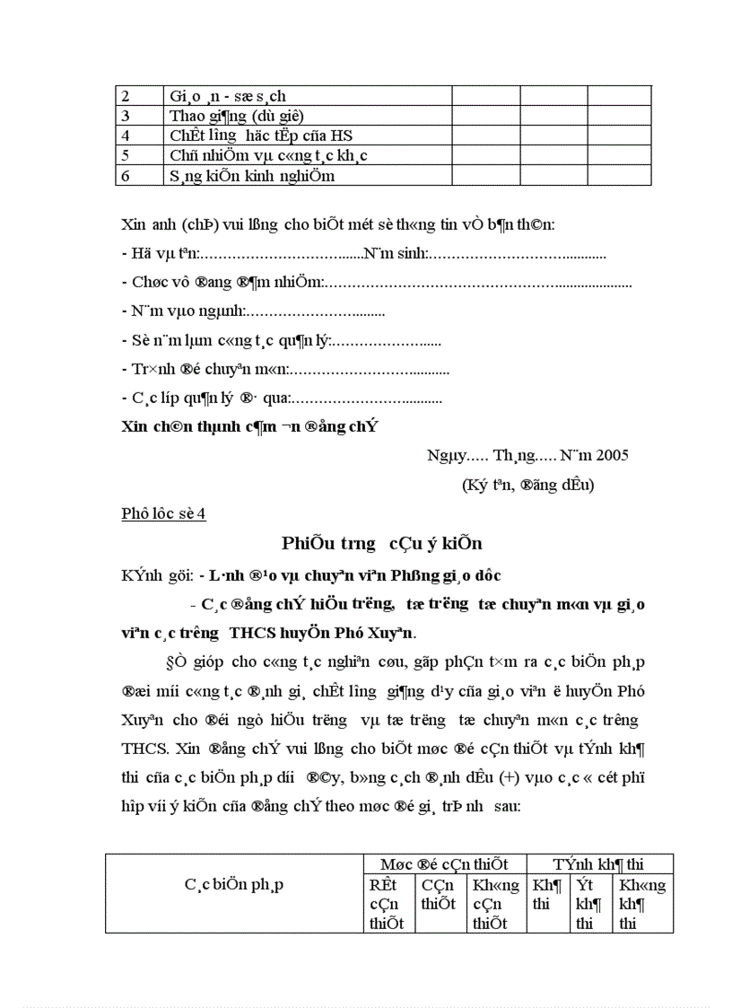 image for page Một số biện pháp đổi mới công tác đánh giá chất lượng giảng dạy của giáo viên ở các trường THCS huyện Phú xuyên tỉnh Hà Tây 1