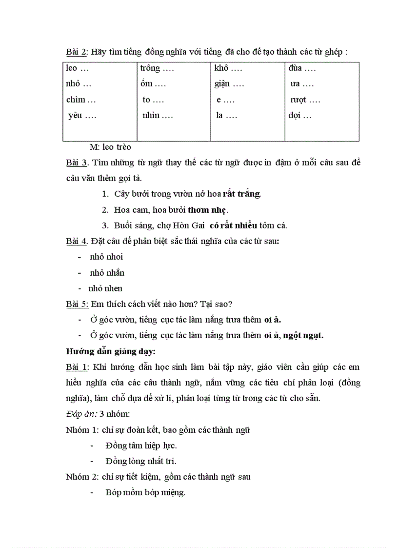 image for page Thiết kế tài liệu dạy học các lớp từ vựng cho giờ học tự chọn môn Tiếng Việt lớp 5 1