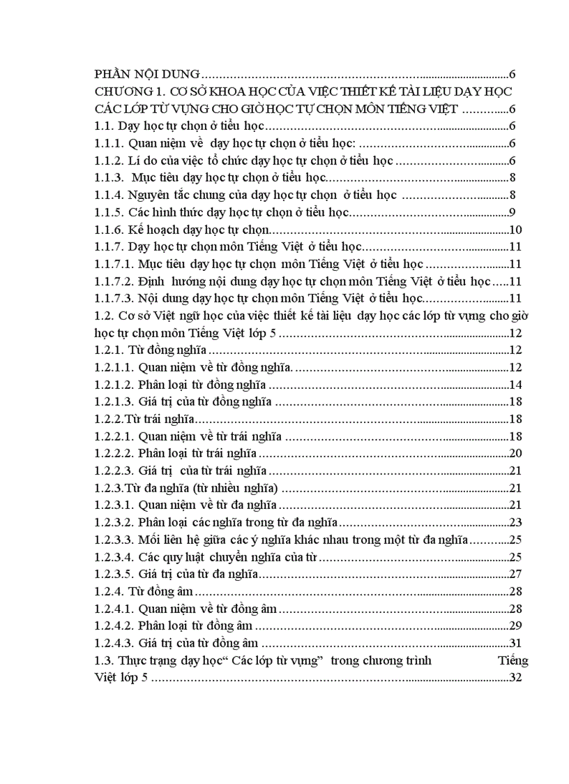 image for page Thiết kế tài liệu dạy học các lớp từ vựng cho giờ học tự chọn môn Tiếng Việt lớp 5 1