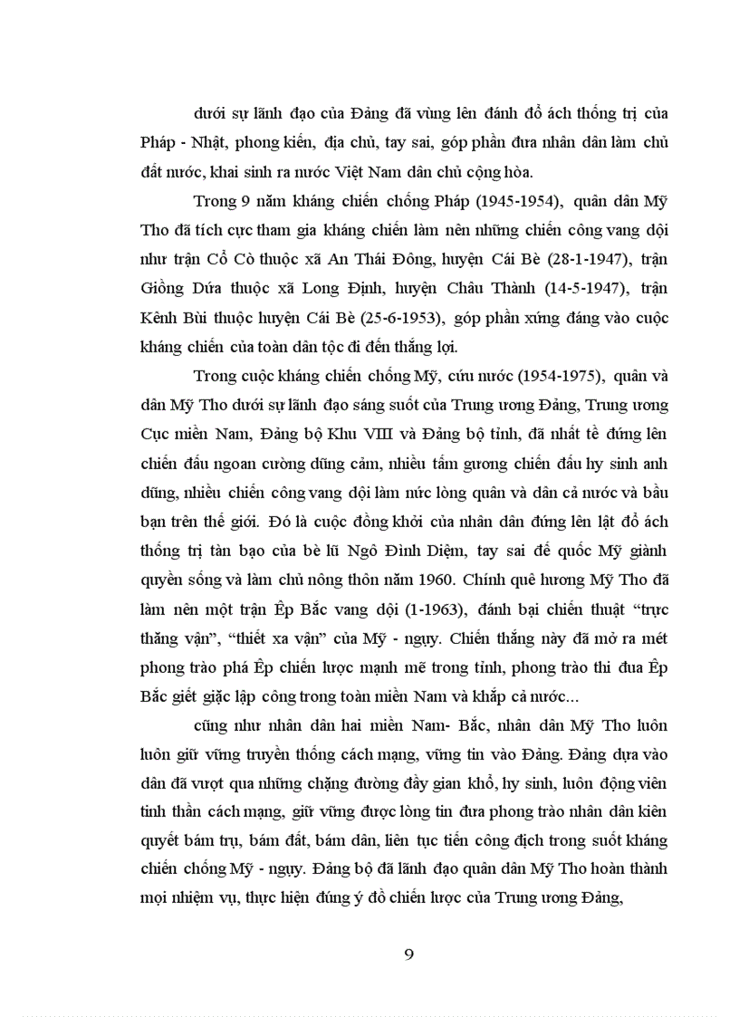 image for page Đảng bộ tỉnh mỹ tho lãnh đạo quân dân tiến công và nổi dậy giải phóng toàn tỉnh từ 1973 đến 1975