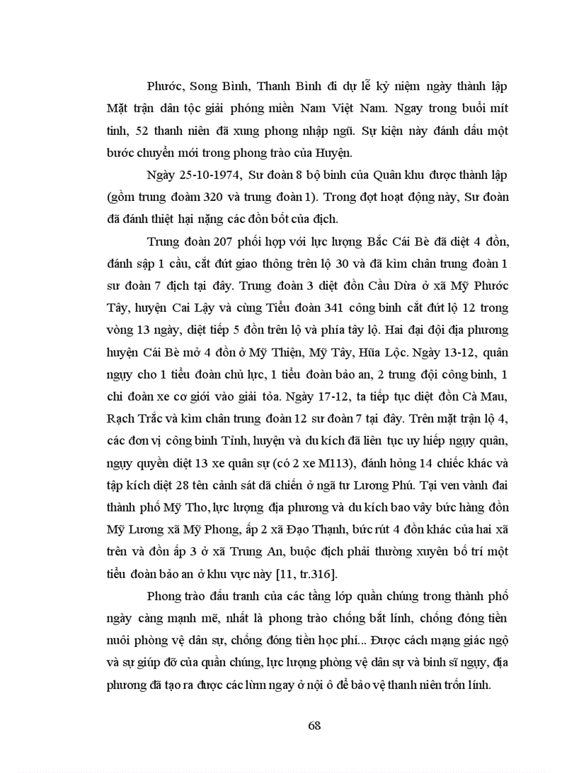 image for page Đảng bộ tỉnh mỹ tho lãnh đạo quân dân tiến công và nổi dậy giải phóng toàn tỉnh từ 1973 đến 1975