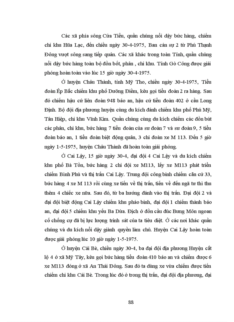 image for page Đảng bộ tỉnh mỹ tho lãnh đạo quân dân tiến công và nổi dậy giải phóng toàn tỉnh từ 1973 đến 1975