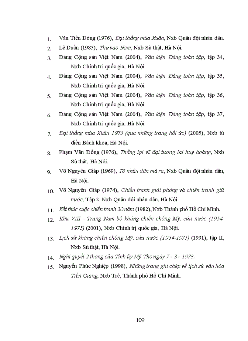 image for page Đảng bộ tỉnh mỹ tho lãnh đạo quân dân tiến công và nổi dậy giải phóng toàn tỉnh từ 1973 đến 1975