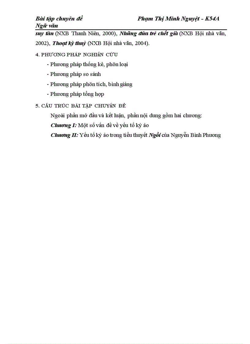 image for page Yếu tố kỳ ảo trong tiểu thuyết Ngồi của Nguyễn Bình Phương