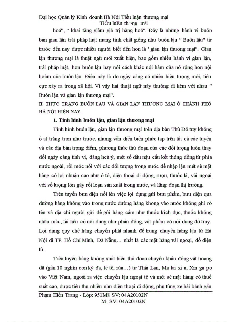 image for page Thực trạng và giải pháp ngăn chặn buôn lậu và gian lận thương mại ở thành phố Hà Nội