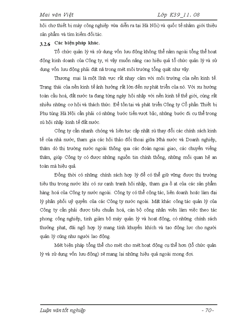 image for page Vốn lưu động và các giải pháp nhằm nâng cao hiệu quả tổ chức quản lý và sử dụng vốn lưu động tại Công ty Cổ phần Thiết Bị Phụ Tùng Hà Nội
