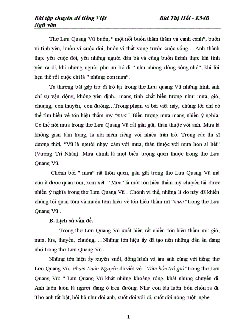 image for page nghiên cứu tín hiệu thẩm mỹ mưa trong tập Lưu Quang Vũ thơ và đời