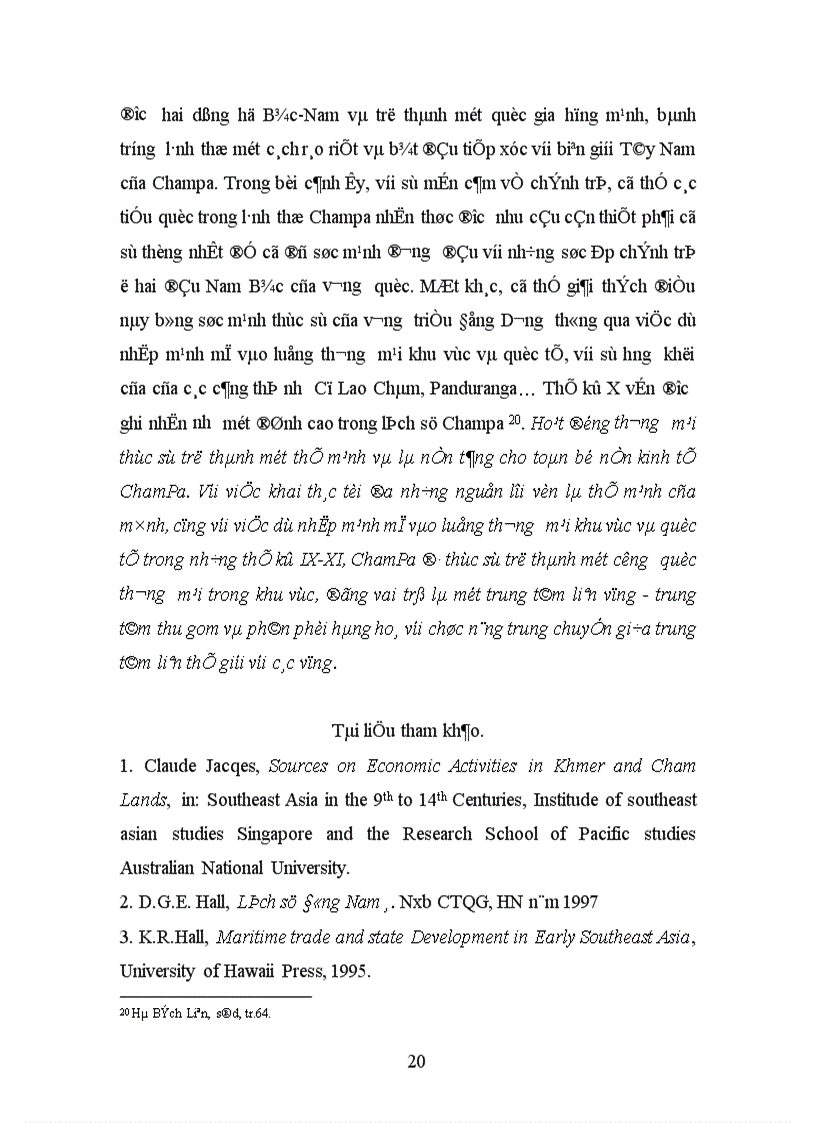 image for page Quan hệ thương mại của vương quốc ChamPa với các quốc gia trong khu vực thế kỷ ix x 1