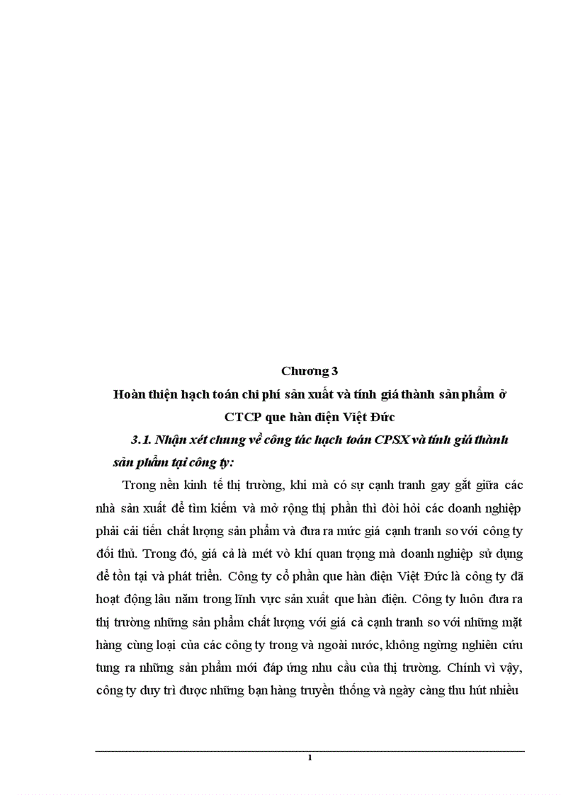 image for page Hoàn thiện hạch toán chi phí sản xuất và tính giá thành sản phẩm tại Công ty cổ phần que hàn điện Việt Đức 1