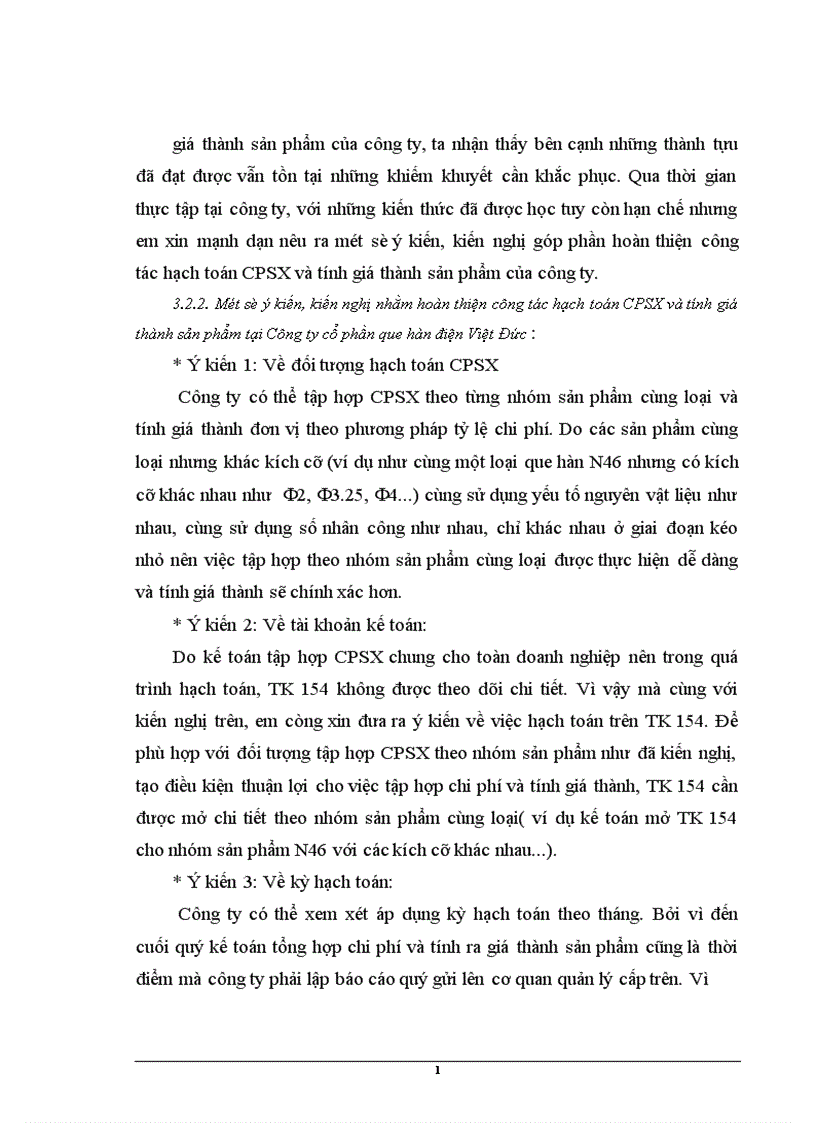 image for page Hoàn thiện hạch toán chi phí sản xuất và tính giá thành sản phẩm tại Công ty cổ phần que hàn điện Việt Đức 1
