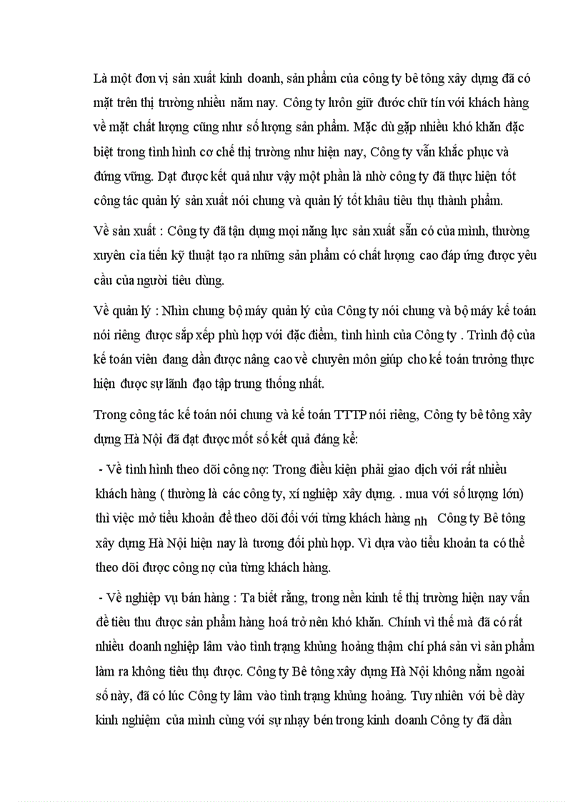 image for page Thực trạng tổ chức công tác kế toán tiêu thụ thành phẩm ở công ty Bê tông xây dựng hà nội