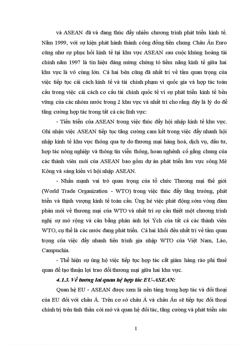 image for page Bước phát triển trong quan hệ EU ASEAN 1