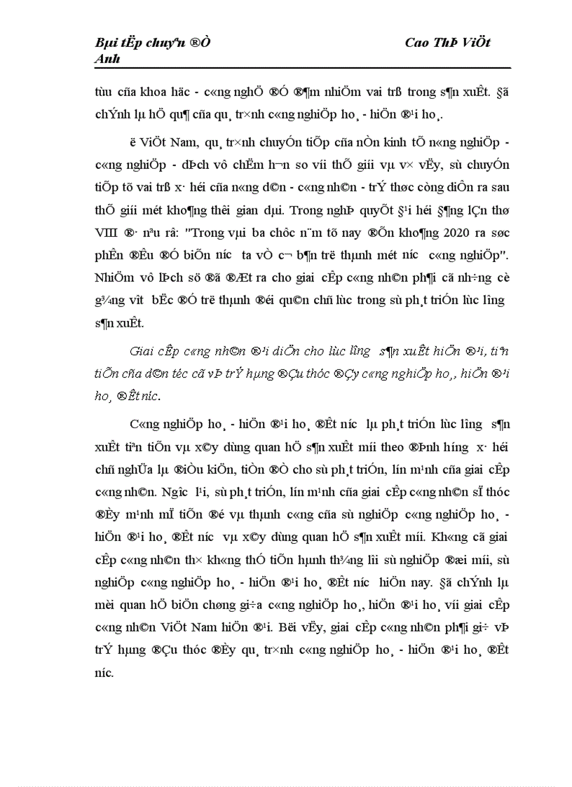 image for page vấn đề giai cấp công nhân Việt Nam