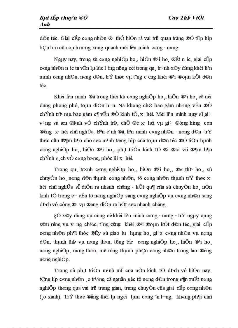 image for page vấn đề giai cấp công nhân Việt Nam