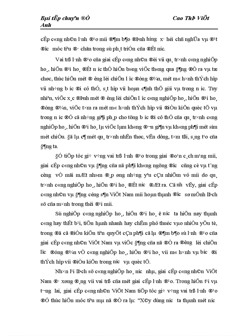 image for page vấn đề giai cấp công nhân Việt Nam