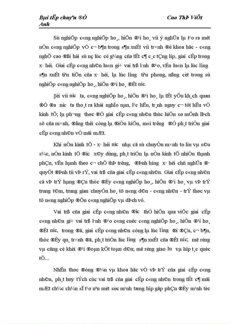 image for page vấn đề giai cấp công nhân Việt Nam