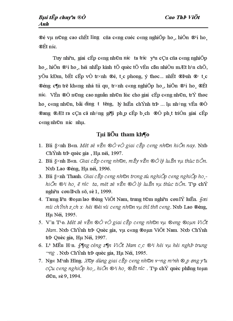 image for page vấn đề giai cấp công nhân Việt Nam