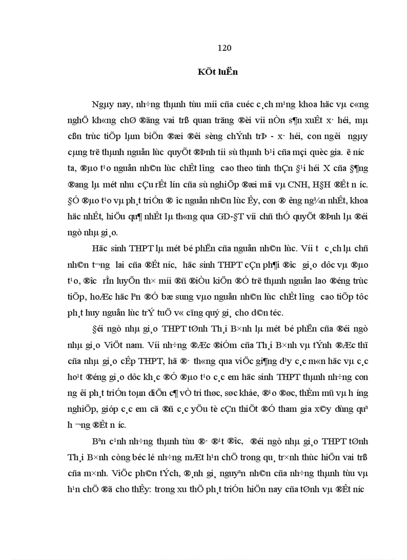 image for page Nâng cao vai trò của đội ngũ nhà giáo trong quá trình đào tạo nguồn nhân lực ở các trường trung học phổ thông tỉnh Thái Bình hiện nay