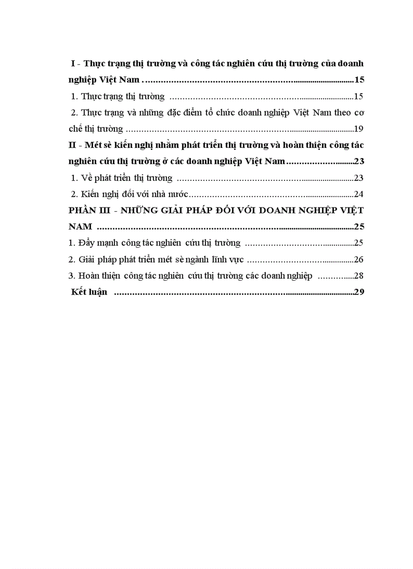 image for page Nghiên cứu thị trường với sự phát triển của doanh nghiệp Việt Nam 1