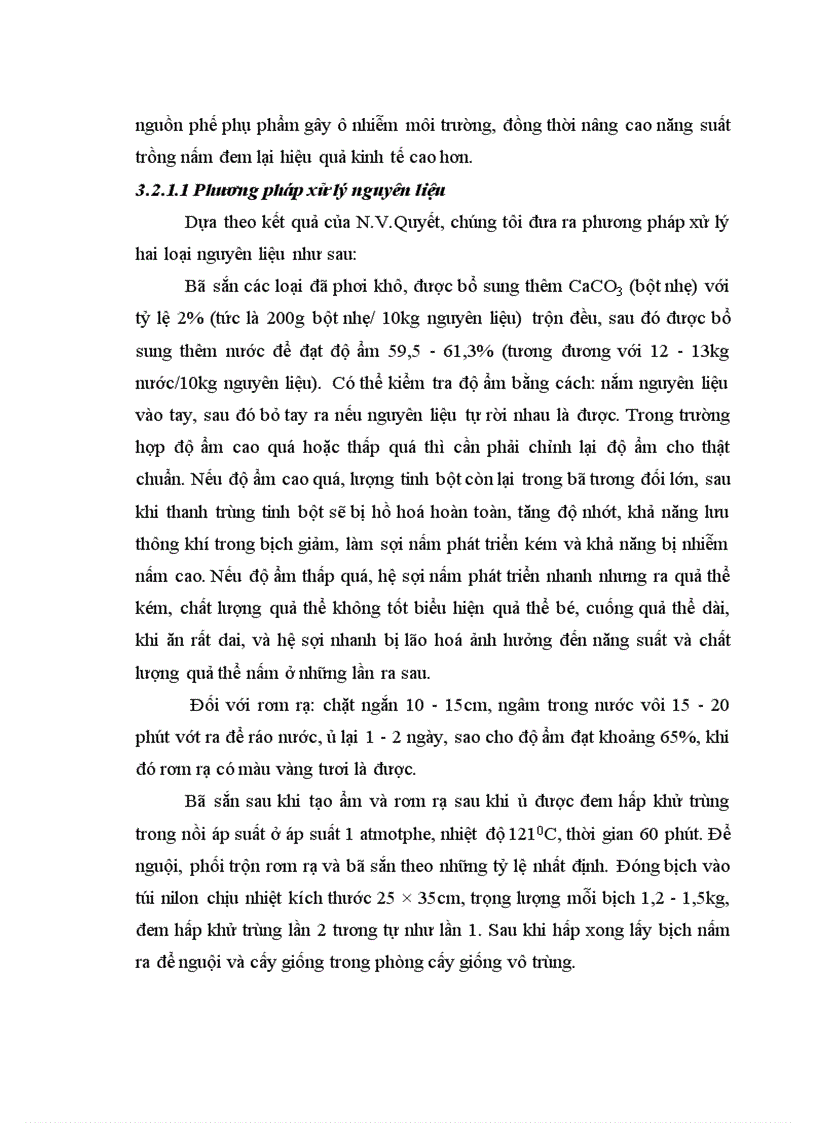 image for page Nghiên cứu hoàn thiện quy trình sử dụng bã sắn trước và sau lên men thu enzyme để nuôi trồng nấm ăn và nấm dược liệu